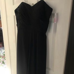 Long black elegant dress